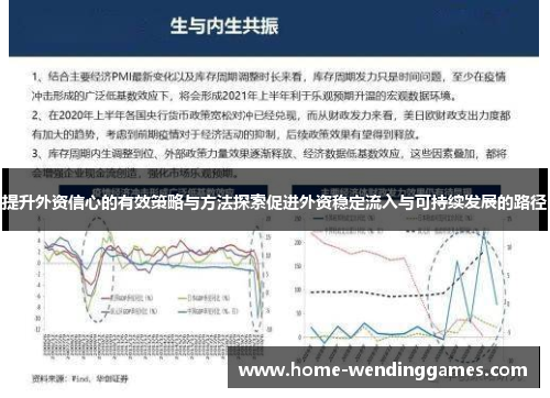 提升外资信心的有效策略与方法探索促进外资稳定流入与可持续发展的路径