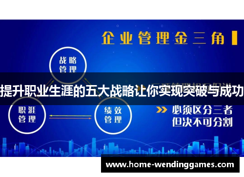 提升职业生涯的五大战略让你实现突破与成功
