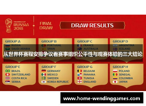 从世界杯赛程安排争议看赛事组织公平性与观赛体验的三大结论