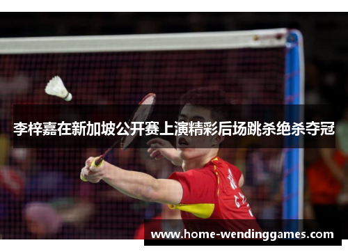 李梓嘉在新加坡公开赛上演精彩后场跳杀绝杀夺冠